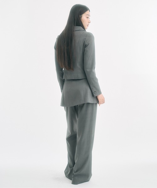 FEKETE（フェケテ）の「wrap skirt / ラップスカート（スカート・レディース・グレー/ブラック・FREE）」の11枚目の写真