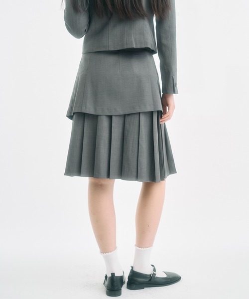FEKETE（フェケテ）の「wrap skirt / ラップスカート（スカート・レディース・グレー/ブラック・FREE）」の12枚目の写真