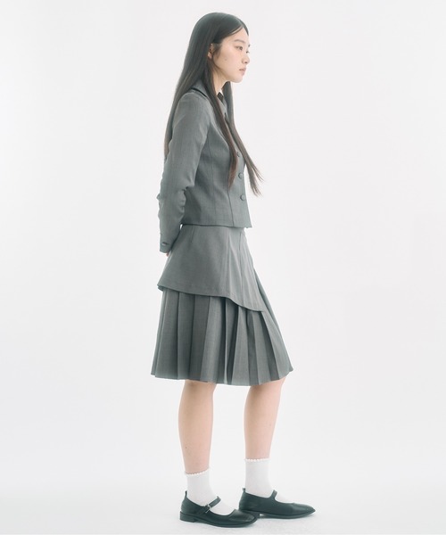 FEKETE（フェケテ）の「wrap skirt / ラップスカート（スカート・レディース・グレー/ブラック・FREE）」の13枚目の写真
