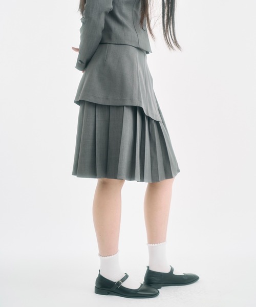 FEKETE（フェケテ）の「wrap skirt / ラップスカート（スカート・レディース・グレー/ブラック・FREE）」の15枚目の写真
