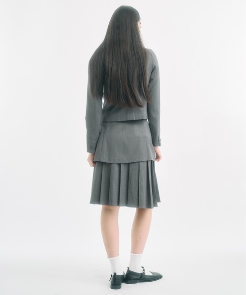 FEKETE（フェケテ）の「wrap skirt / ラップスカート（スカート・レディース・グレー/ブラック・FREE）」の19枚目の写真