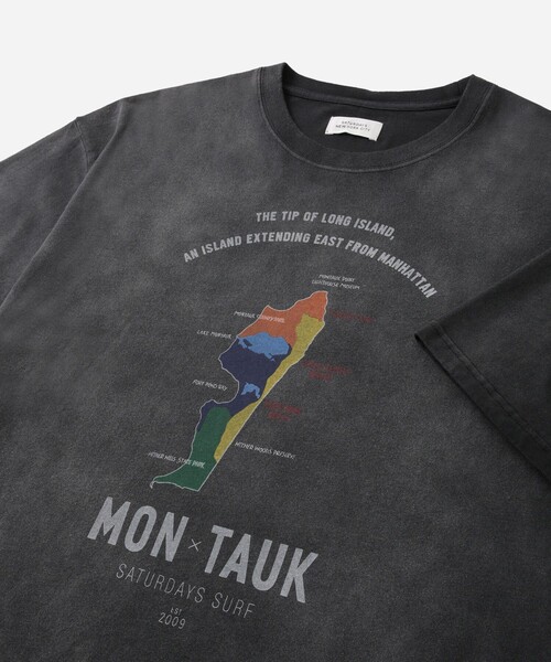 Saturdays NYC(サタデーズ ニューヨークシティ )の「Sunburned Souvenir Relaxed SS Tee(Tシャツ/カットソー・メンズ・オフホワイト/ブラック・L/M/S)」の14枚目の写真