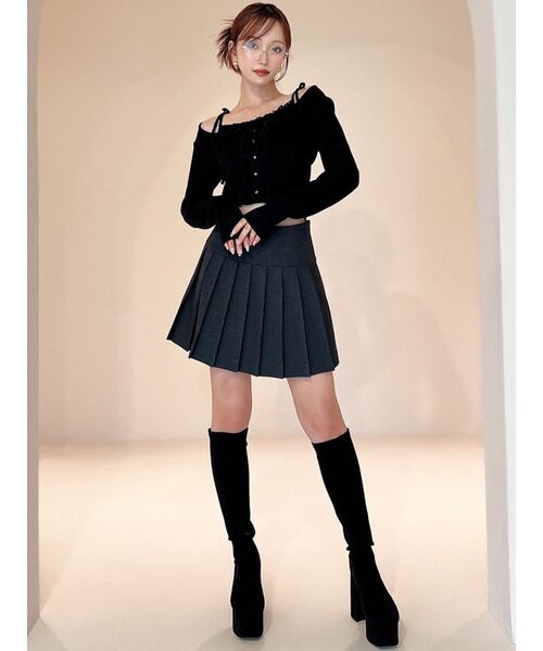 RESEXXY(リゼクシー)の「レイヤードカットソー(Tシャツ/カットソー・レディース・グレー/ブラック/ベージュ・FREE)」の9枚目の写真