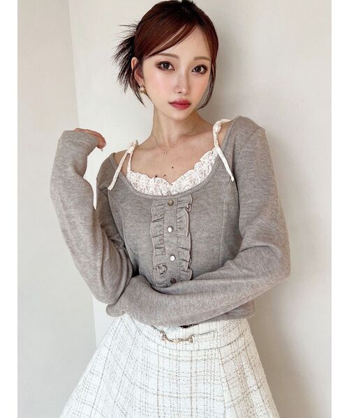 レイヤードカットソー（Tシャツ/カットソー）｜RESEXXY