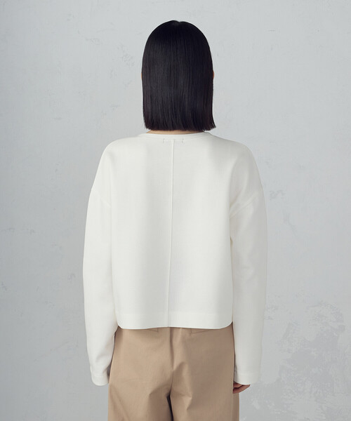 COMME CA ISM（コムサイズム）の「クロップド丈　ロンＴ（Tシャツ/カットソー・レディース・ブラック/ホワイト・X-LARGE/SMALL/LARGE/MEDIUM）」の17枚目の写真