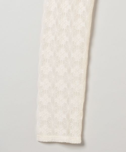 JEANASIS（ジーナシス）の「イレヘムレースミディワンピース/591135（ワンピース・レディース・オフホワイト/ブラック・FREE）」の6枚目の写真