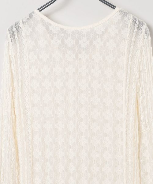 JEANASIS（ジーナシス）の「イレヘムレースミディワンピース/591135（ワンピース・レディース・オフホワイト/ブラック・FREE）」の8枚目の写真