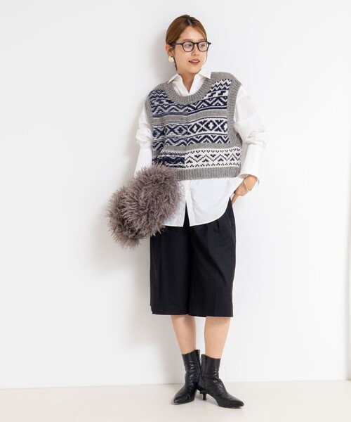 セール】ノルディック柄2WAYベスト（ベスト）｜NOLLEY'S（ノーリーズ