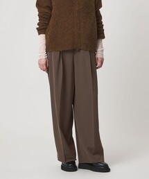 ASTRAET | <ASTRAET>ギャバ タック バレルパンツ(その他パンツ)