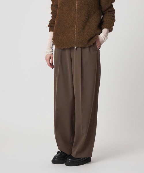 ASTRAET(アストラット)の「<ASTRAET>ギャバ タック バレルパンツ(その他パンツ・レディース・ブラック/ダークブラウン・1/0/2)」の20枚目の写真