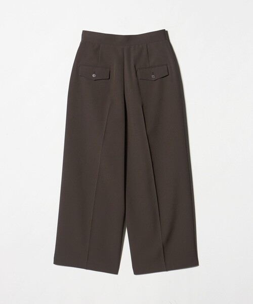 ASTRAET(アストラット)の「<ASTRAET>ギャバ タック バレルパンツ(その他パンツ・レディース・ブラック/ダークブラウン・1/0/2)」の16枚目の写真