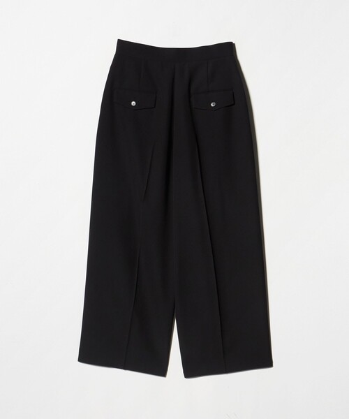 ASTRAET(アストラット)の「<ASTRAET>ギャバ タック バレルパンツ(その他パンツ・レディース・ブラック/ダークブラウン・1/0/2)」の8枚目の写真