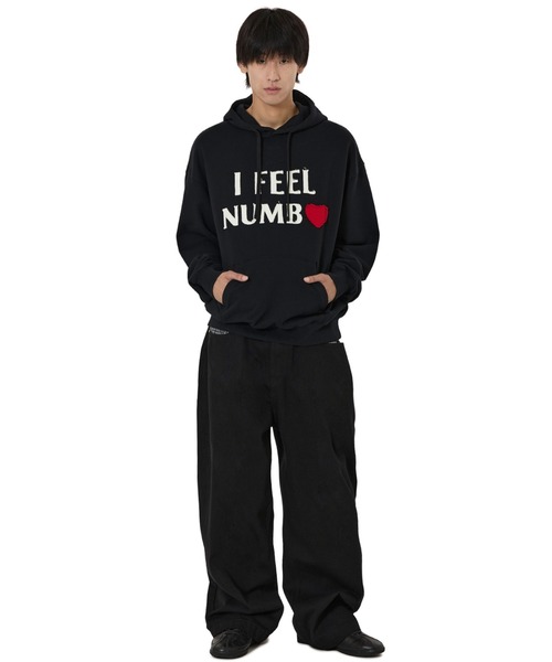OY（オーワイ）の「『OY/オーワイ』NUMB PATCH HOODIE/NUMBパッチプルオーバーパーカー（パーカー・レディース・アイボリー/ブラック・M/L）」の16枚目の写真