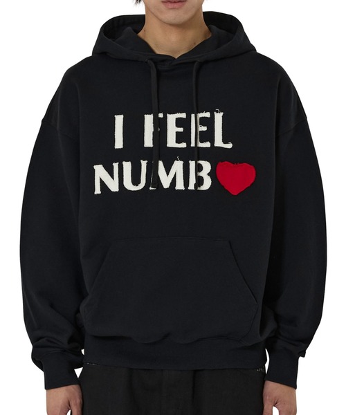 OY（オーワイ）の「『OY/オーワイ』NUMB PATCH HOODIE/NUMBパッチプルオーバーパーカー（パーカー・レディース・アイボリー/ブラック・M/L）」の13枚目の写真