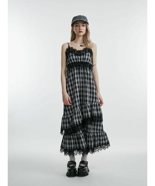 jouetie（ジュエティ）の「レースドッキングキャミワンピース（ワンピース・レディース・ブラック/ブラウン/その他2・MEDIUM）」の9枚目の写真