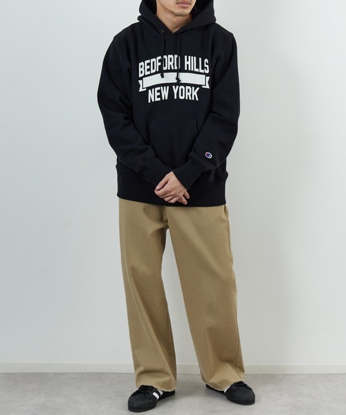 Champion/チャンピオン] リバースウィーブ カレッジロゴプリント