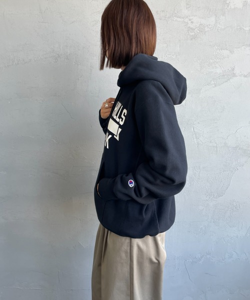 【グッドレギュラー】チャンピオン リバースウィーブ　カレッジロゴ　フーディー Champion（チャンピオン）の「[Champion/チャンピオン] リバース