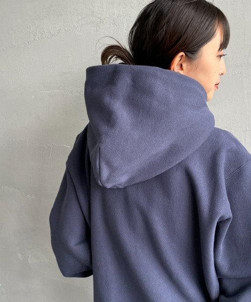 【グッドレギュラー】チャンピオン リバースウィーブ　カレッジロゴ　フーディー 中古・古着通販】Champion REVERSE WEAVE (チャンピオン