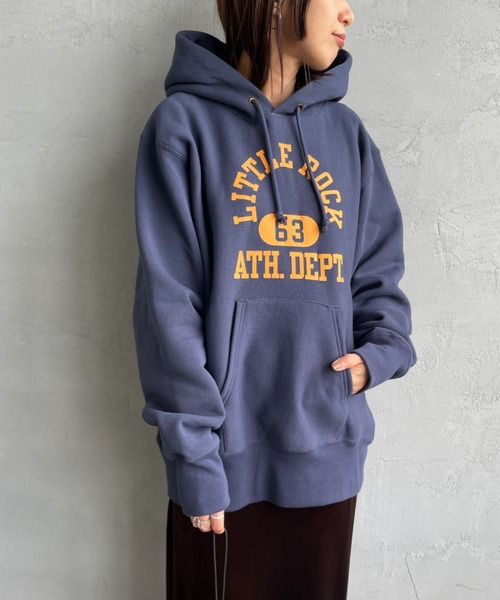 【希少XL☆リバースウィーブ】チャンピオン刺繍カレッジスウェットパーカー Champion パーカー 「Champion/チャンピオン」 リバースウィーブ