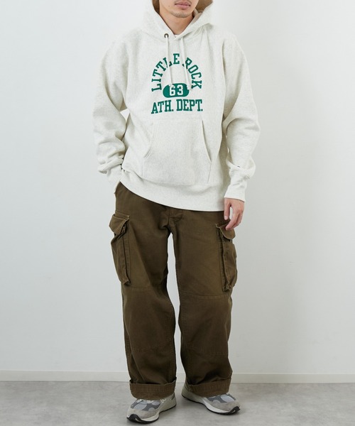 USA製 チャンピオン リバースウィーブ カレッジ 2連プリント