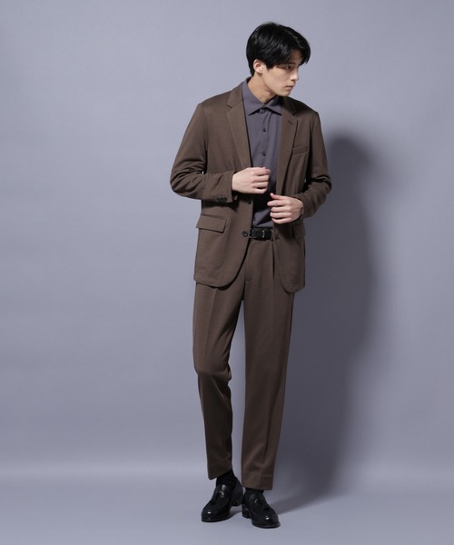 セール】「Damerino」ポンチストレッチセットアップ（スーツセット