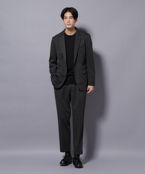 NANO universe（ナノユニバース）の「「Damerino」ポンチストレッチセットアップ（セットアップ・メンズ・ネイビー/チャコール/ブラウン・S/XL/L/M）」の6枚目の写真