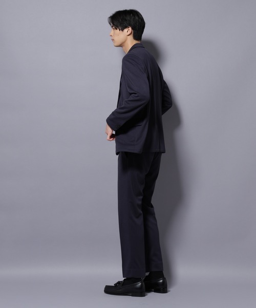 NANO universe（ナノユニバース）の「「Damerino」ポンチストレッチセットアップ（セットアップ・メンズ・ネイビー/チャコール/ブラウン・S/XL/L/M）」の9枚目の写真