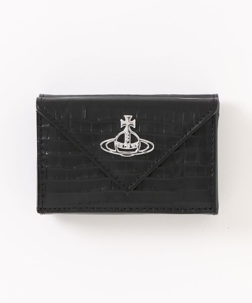 Vivienne Westwood（ヴィヴィアンウエストウッド）の「ENVELOPE BILLFOLD（財布・レディース・ブラック/ホワイト/ローズ・FREE）」の2枚目の写真