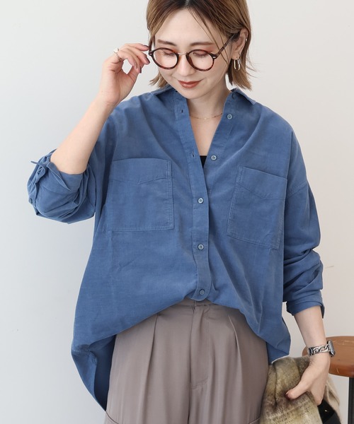 セール】Wポケットコーデュロイシャツ（シャツ/ブラウス）｜AMERICAN