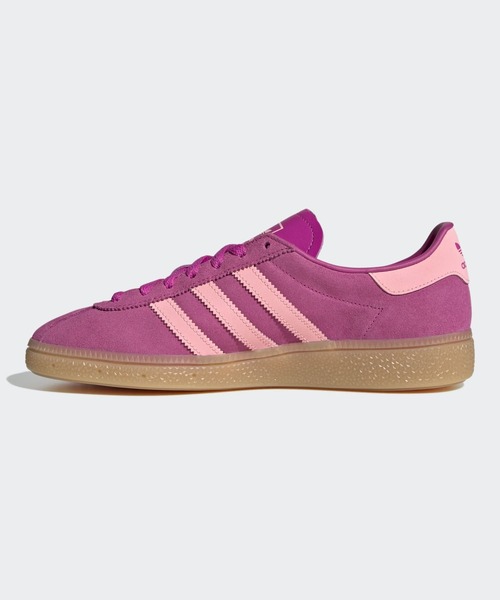 adidas（アディダス）の「ミュンヘン / Muenchen Shoes / アディダスオリジナルス adidas Originals（スニーカー・レディース・ブラック/バイオレット/ピンク/ブラウン・26.5cm/26.0cm/25.5cm/25.0cm/24.5cm/28.5cm/28.0cm/27.5cm/22.5cm/24.0cm/23.5cm/23.0cm/27.0cm/22.0cm/29.0cm）」の5枚目の写真