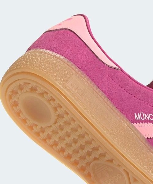 adidas（アディダス）の「ミュンヘン / Muenchen Shoes / アディダスオリジナルス adidas Originals（スニーカー・レディース・ブラック/バイオレット/ピンク/ブラウン・26.5cm/26.0cm/25.5cm/25.0cm/24.5cm/28.5cm/28.0cm/27.5cm/22.5cm/24.0cm/23.5cm/23.0cm/27.0cm/22.0cm/29.0cm）」の6枚目の写真