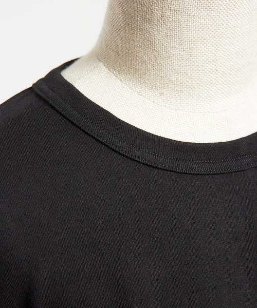 gomme(ゴム)の「20/-天竺 ヘムフリルT(Tシャツ/カットソー・レディース・ホワイト/ブラック/ネイビー/チャコールグレー・MEDIUM)」の13枚目の写真