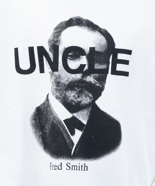 MODISH GAZE(モディシュガゼ)の「【MODISH GAZE】裏毛 クルーネック 長袖 BIG スウェット UNCLE(スウェット・メンズ・オフホワイト/杢グレー・MEDIUM/LARGE)」の10枚目の写真