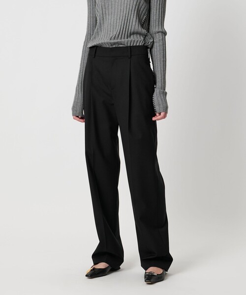 AEWEN MATOPH(イウエン マトフ)の「<AEWEN MATOPH>ウールストレートパンツ(その他パンツ・レディース・ブラウン系/ブラック・36/38/34)」の1枚目の写真