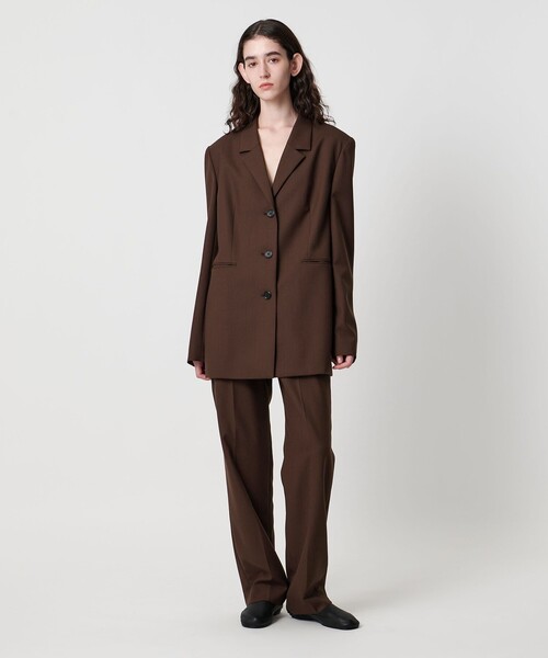 AEWEN MATOPH(イウエン マトフ)の「<AEWEN MATOPH>ウールストレートパンツ(その他パンツ・レディース・ブラウン系/ブラック・36/38/34)」の21枚目の写真