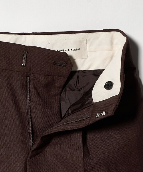 AEWEN MATOPH(イウエン マトフ)の「<AEWEN MATOPH>ウールストレートパンツ(その他パンツ・レディース・ブラウン系/ブラック・36/38/34)」の9枚目の写真