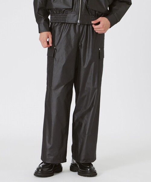 LOVELESS（ラブレス）の「ワックスヴィンテージライクカーゴイージー（カーゴパンツ・メンズ・グリーン系その他5/ブラック・L/M）」の8枚目の写真