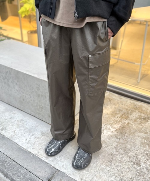 LOVELESS（ラブレス）の「ワックスヴィンテージライクカーゴイージー（カーゴパンツ・メンズ・グリーン系その他5/ブラック・L/M）」の6枚目の写真