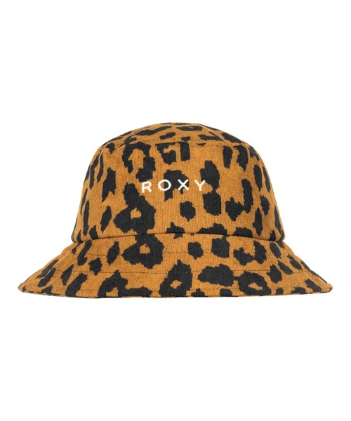 ROXY（ロキシー）の「URBAN PARTY HAT /ロキシーロゴワンポイントコーデュロイレオパード柄ハット（ハット・レディース・ベージュ・M/L）」の3枚目の写真