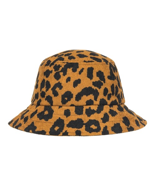 ROXY（ロキシー）の「URBAN PARTY HAT /ロキシーロゴワンポイントコーデュロイレオパード柄ハット（ハット・レディース・ベージュ・M/L）」の4枚目の写真