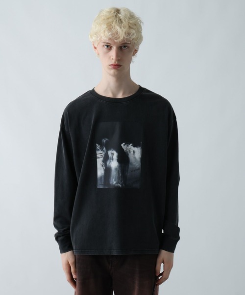 HARE（ハレ）の「ドローイングフォトカット(HARE)（Tシャツ/カットソー・メンズ・ブラック/ホワイト/グレー系その他・FREE）」の12枚目の写真