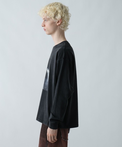 HARE（ハレ）の「ドローイングフォトカット(HARE)（Tシャツ/カットソー・メンズ・ブラック/ホワイト/グレー系その他・FREE）」の13枚目の写真