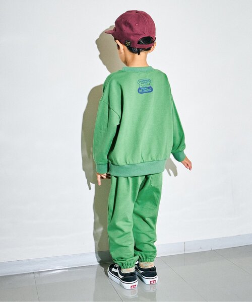 F.O.KIDS（エフオーキッズ）の「【ジュニア対応】カラバリグラフィックトレーナー（スウェット・キッズ・サックスブルー/グレー/オフホワイト/グリーン/ピンク/レインボー/ベージュ/ラベンダー/パープル/イエロー・80/90/100/110/120/130/140/150/160）」の16枚目の写真