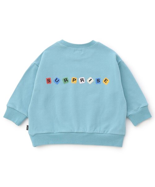 F.O.KIDS（エフオーキッズ）の「【ジュニア対応】カラバリグラフィックトレーナー（スウェット・キッズ・サックスブルー/グレー/オフホワイト/グリーン/ピンク/レインボー/ベージュ/ラベンダー/パープル/イエロー・80/90/100/110/120/130/140/150/160）」の12枚目の写真