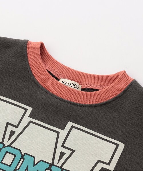ジュニア対応】カラバリグラフィックトレーナー（スウェット）｜F.O.