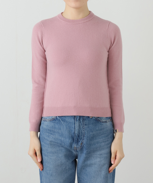 extreme cashmere（エクストリーム　カシミヤ）の「EXTREME CASHMERE X KID：ニット（ニット/セーター・レディース・アイボリー/ピンク・FREE）」の17枚目の写真