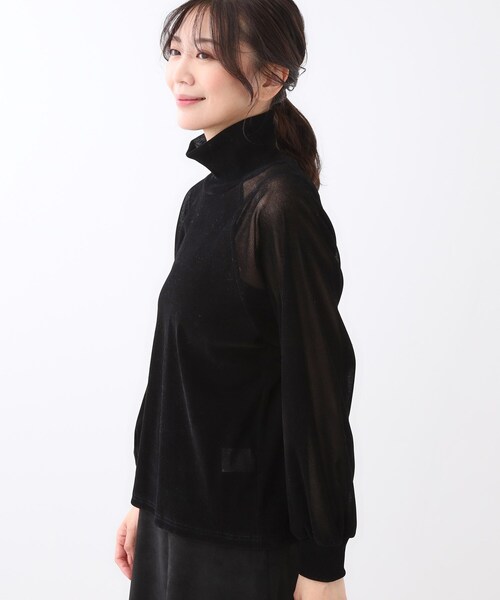 Reflect(リフレクト)の「【レイヤードスタイルのインナーに◎】タートル×ラグランスリーブプルオーバー(Tシャツ/カットソー・レディース・ブラック/アイボリー・13/11/09/07/17/15 )」の20枚目の写真