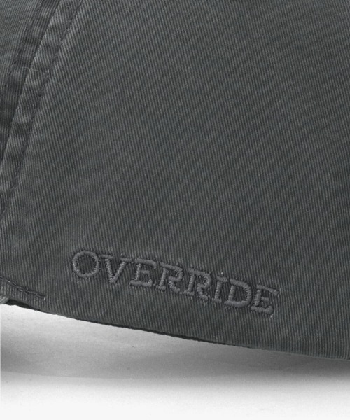 OVERRIDE(オーバーライド)の「OVERRIDE PIGMENT DAMAGE DAD CAP SGP / オーバーライド(キャップ・レディース・ブルー/ブラウン/ダークグレー/ピンク・57~59cm)」の15枚目の写真