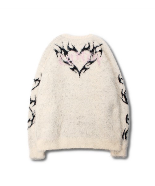 GALFY（ガルフィー）の「【GALFY】ふわふわダークキャンディーニット