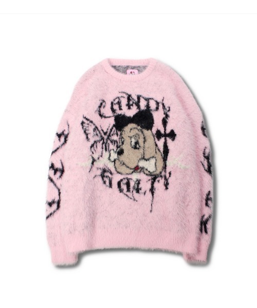 ぬ*中様 ガルフィー ふわふわダークキャンディーニット 予約商品】GALFY(ガルフィー) ふわふわダークキャンディーニット